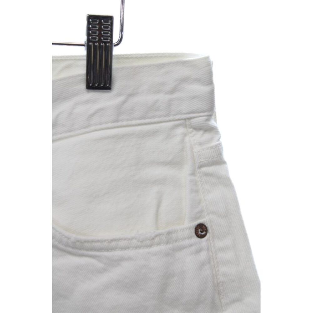 Agolde Womens Cut-Off White Shorts 100% Regenerative Cotton Size 27 - Picture 2 of 6